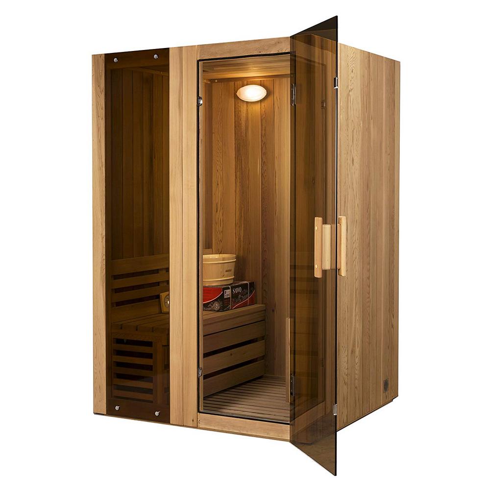 best traditional sauna, two-person sauna, at home sauna, electric sauna